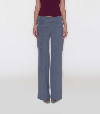 Adjustable Drawstring Waist Pant