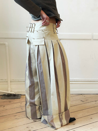 High Waist Striped Pant